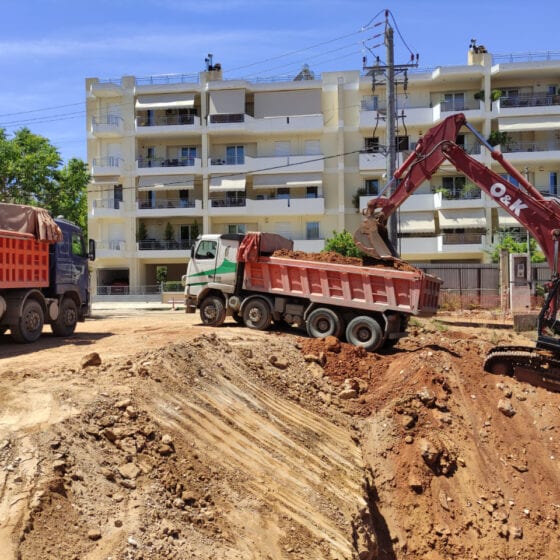 Έργα Εκσκαφής στο Μαρούσι - ΟΔΙΟΣ Τεχνική, Κατασκευαστική