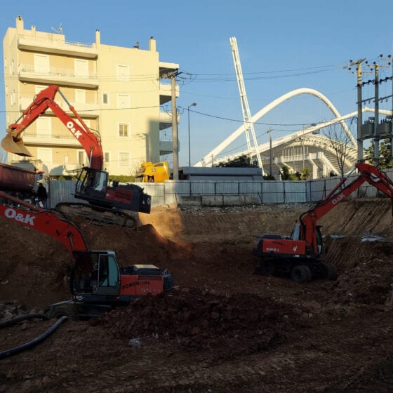 Έργα Εκσκαφής στο Μαρούσι - ΟΔΙΟΣ Τεχνική, Κατασκευαστική