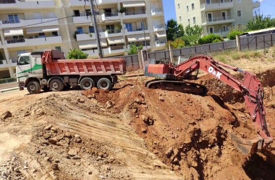 Έργα Εκσκαφής στο Μαρούσι - ΟΔΙΟΣ Τεχνική, Κατασκευαστική